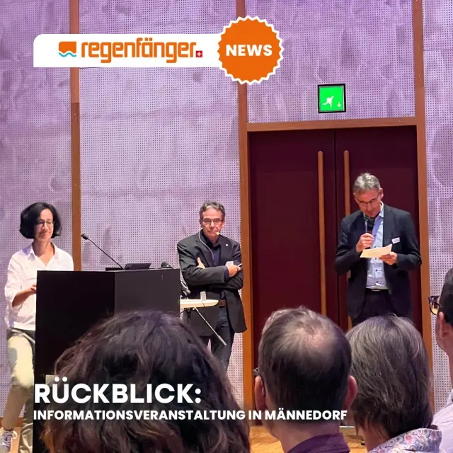 Rückblick: Erfolg bei unserer Informationsveranstaltung in Männedorf - Wir blicken auf einen gelungenen Abend in Männedorf zurück! Am Donnerstag, den 11. September 2025, durften wir zahlreiche interessierte Gäste im Gemeindesaal begrüssen, um über das wichtige Thema "Hitze und Starkregen – wie Sie mit Ihrem Grundstück gegensteuern können" zu sprechen.